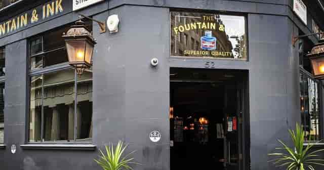 Fountain & Ink pub, historic facade, London event venue