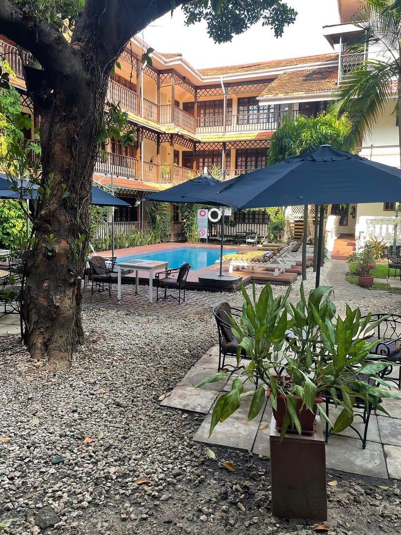 Protea Courtyard hotel bar, outdoor event space, corporate retreat