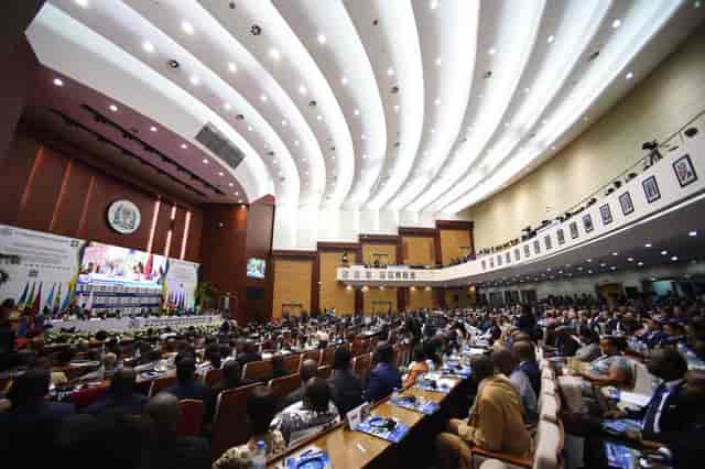 JNICC plenary hall, conference awards gala