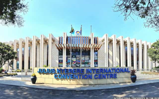 JNICC conference center, modern architecture, international event