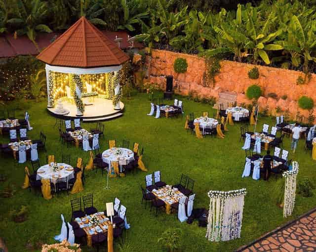 Garden areas