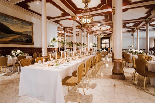Driskill Maximilian Ballroom, elegant banquet, wedding gala