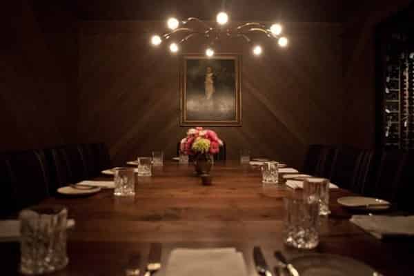 Private dining rooms