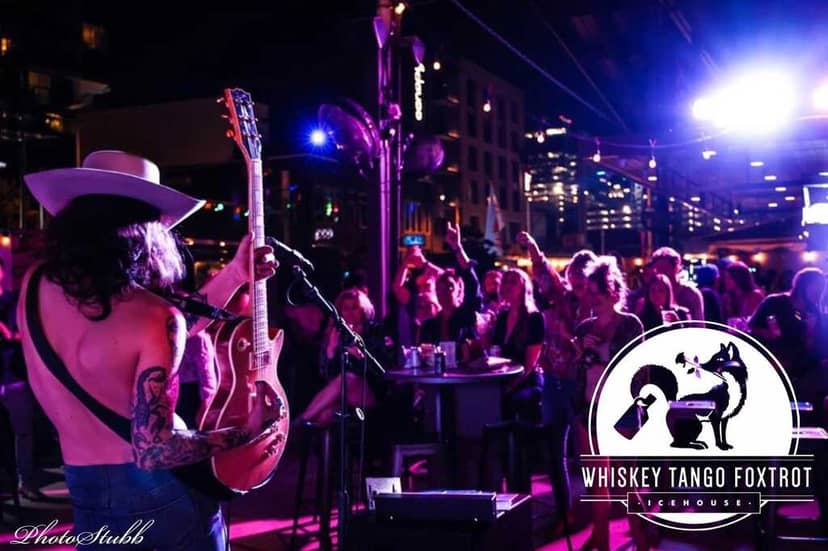 Live music bar, outdoor event, corporate party