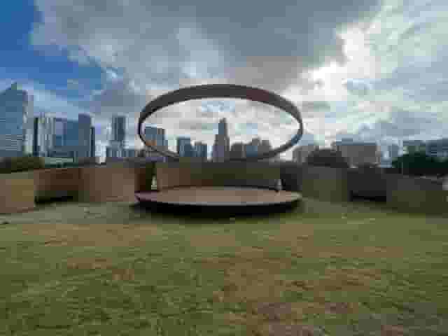 3D-Printed Stage on Hartman Concert Lawn