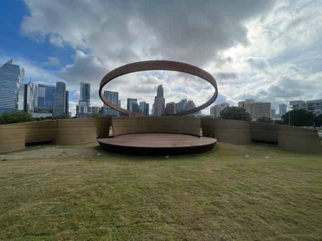 3D-Printed Stage on Hartman Concert Lawn