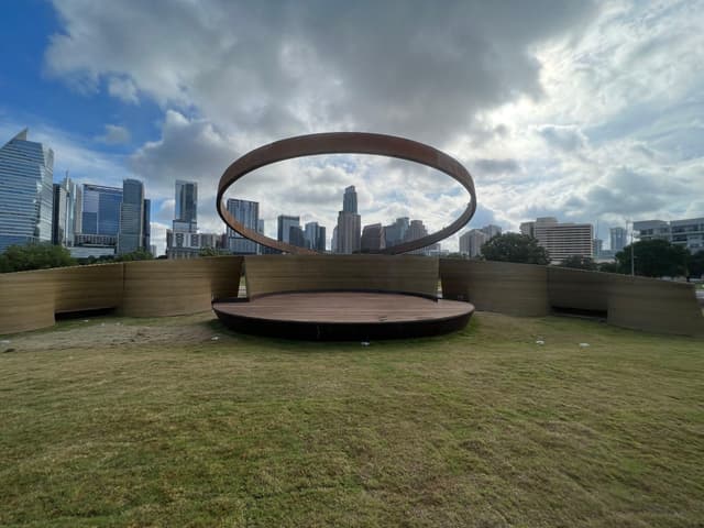 3D-Printed Stage on Hartman Concert Lawn