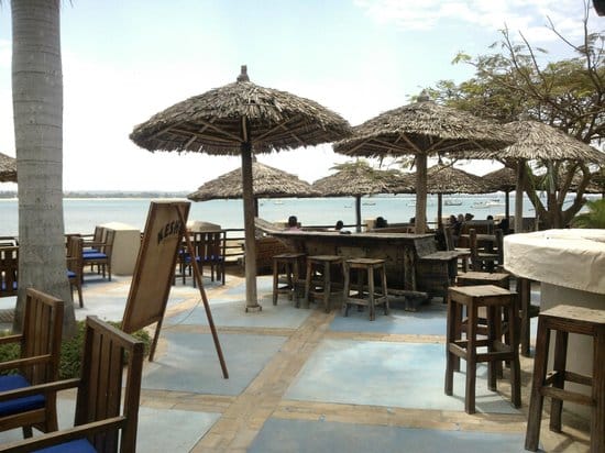 Beach restaurant, thatch umbrellas, corporate retreat, networking