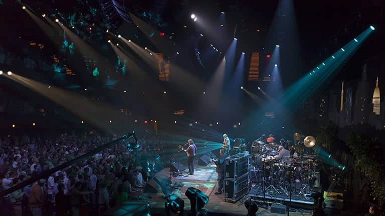 Austin City Limits concert stage lighting crowd