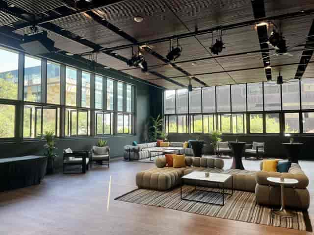 Austin City Limits Live event space, modern lounge, AV, networking, reception