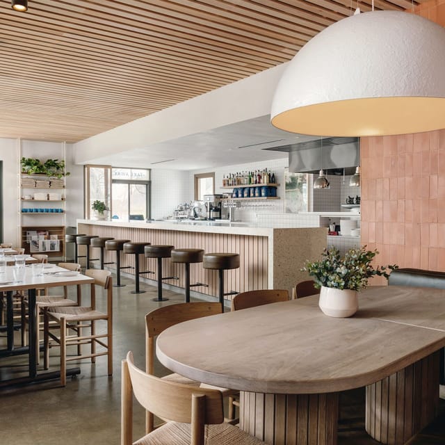 Modern restaurant bar event space