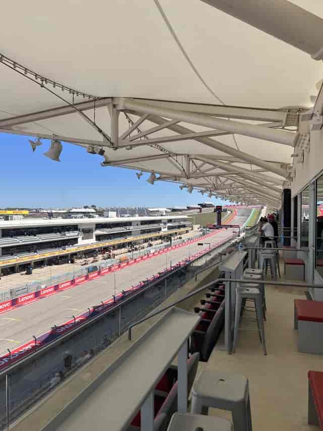 COTA Grandstand Suite: Luxury Race Event Venue