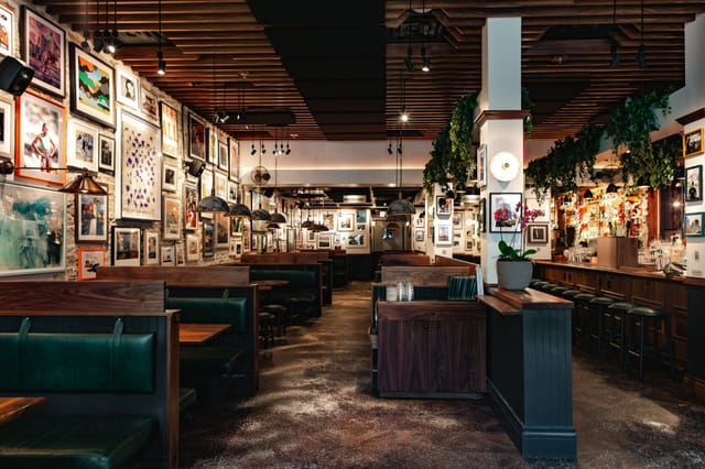 Austin event venue, art bar, community room