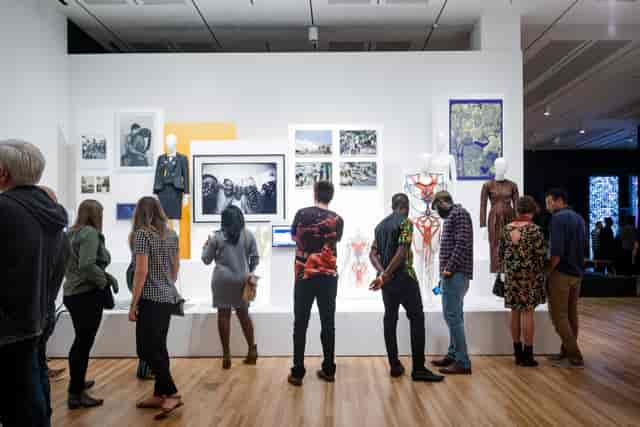 Blanton Museum gallery opening, art exhibition, Austin event