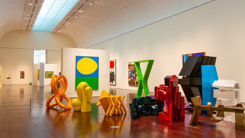 Blanton Museum art exhibition event sculptural gallery