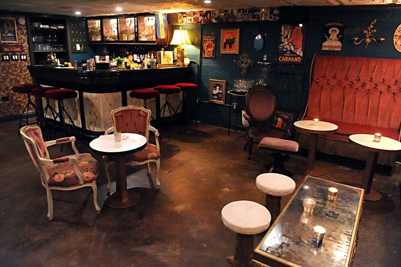 Milonga Room bar, cocktail party, networking