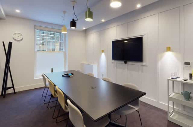 Fora boardroom, natural light, executive meeting, London event