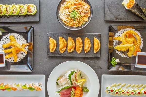Sapporo revolving sushi catering event