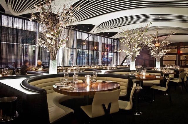 STK Steakhouse event space, banquettes, corporate dinner, gala