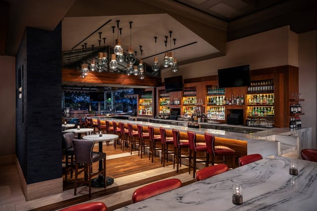 Osteria Fiorella modern bar lounge networking event