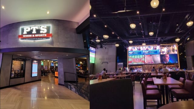 PT's Wings & Sports: Sports bar, large screens, event venue