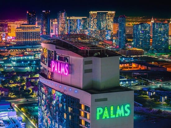 Palms Casino Resort meeting venue, vibrant lights, Las Vegas event