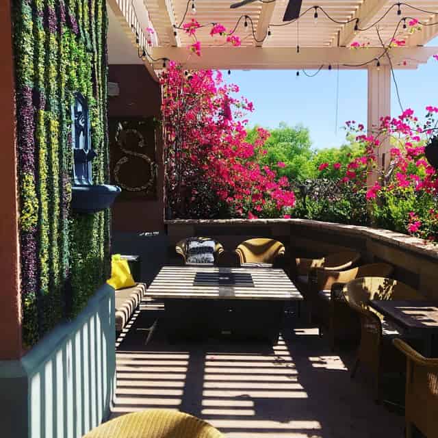 Outdoor seating