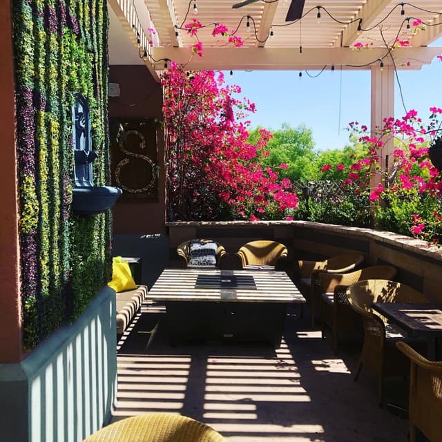 Outdoor seating