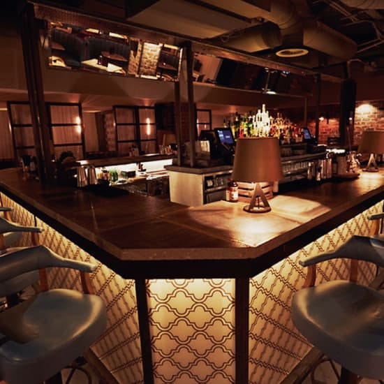 Miami cocktail bar, networking event, professional mingle