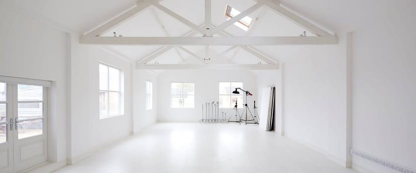Bright studio, natural light, product launch, workshop