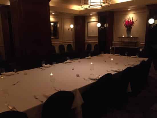Private dining room