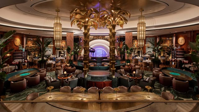 Bouchon Bistro private dining: stage, lounge, upscale event, launch.