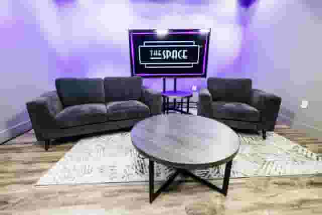 Podcast recording studio