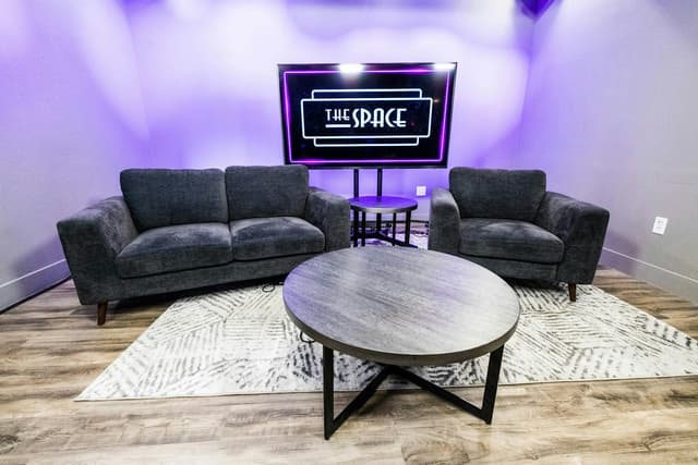 Podcast recording studio
