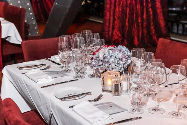 Eiffel Tower restaurant private dining table, elegant, executive dinner, celebration