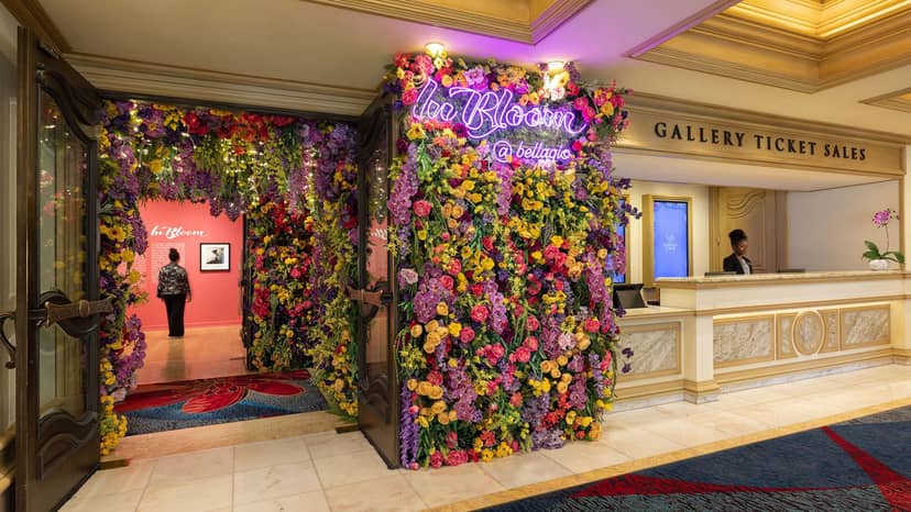 Bellagio floral entrance: gala, exhibition.
