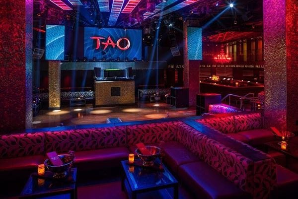 Opium Room TAO nightclub stage DJ lights party launch