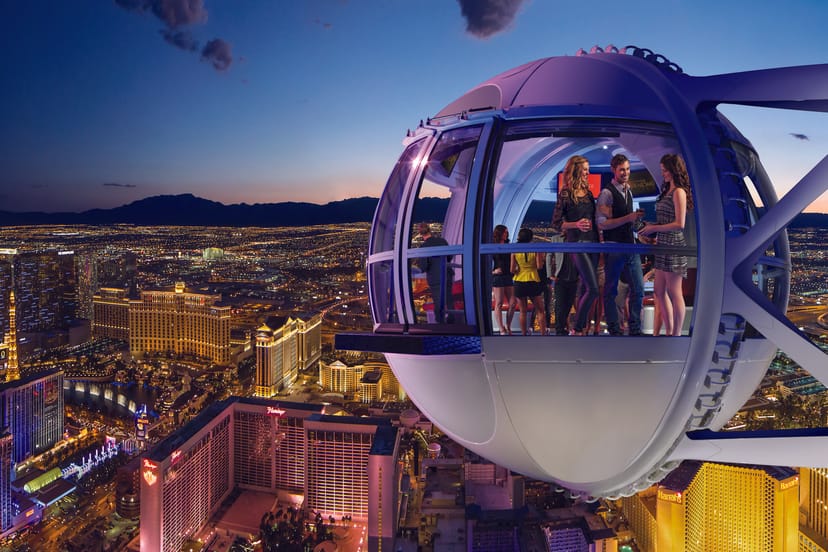 High Roller Sky Lounge event venue, city views, corporate events