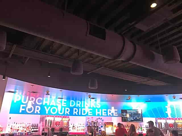 High Roller Sky Lounge bar, event drinks