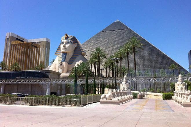 Luxor Hotel & Casino pyramid, event, Las Vegas