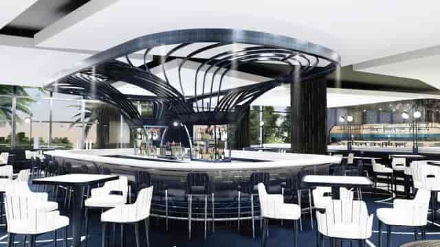 ARIA Las Vegas bar lounge reception cocktail
