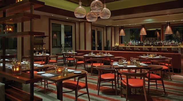 Four Seasons Las Vegas Veranda restaurant, elegant event space, corporate dinners