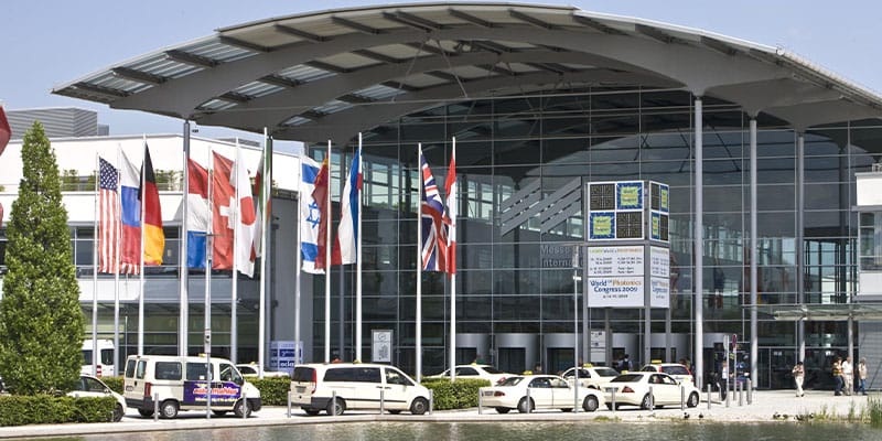 Messe Munich: Global Convention Center, International Flags, Event, Congress