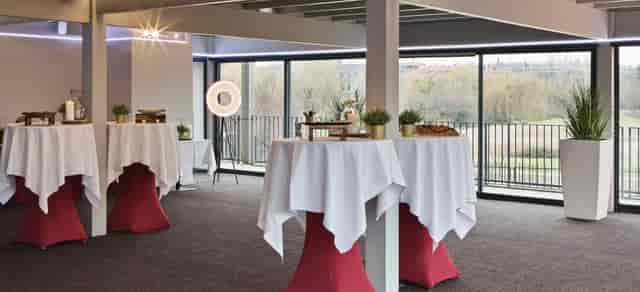 Chic event space at DoubleTree by Hilton Lyon, ideal for receptions and networking.