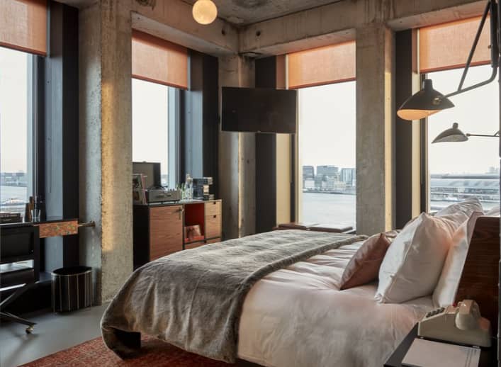 Sir Adam Hotel industrial suite, water view, executive retreat, product launch