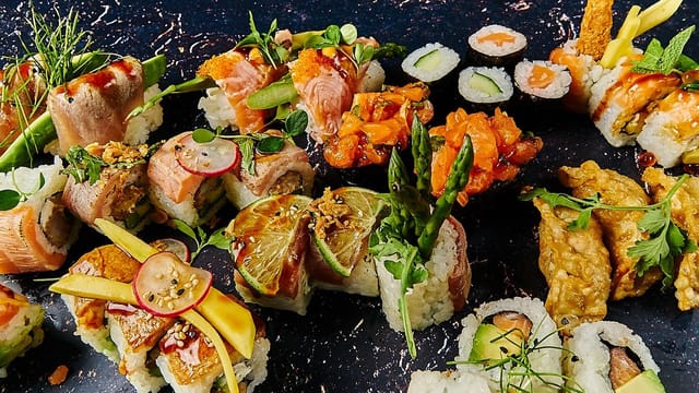 Panasia sushi cocktail reception catering