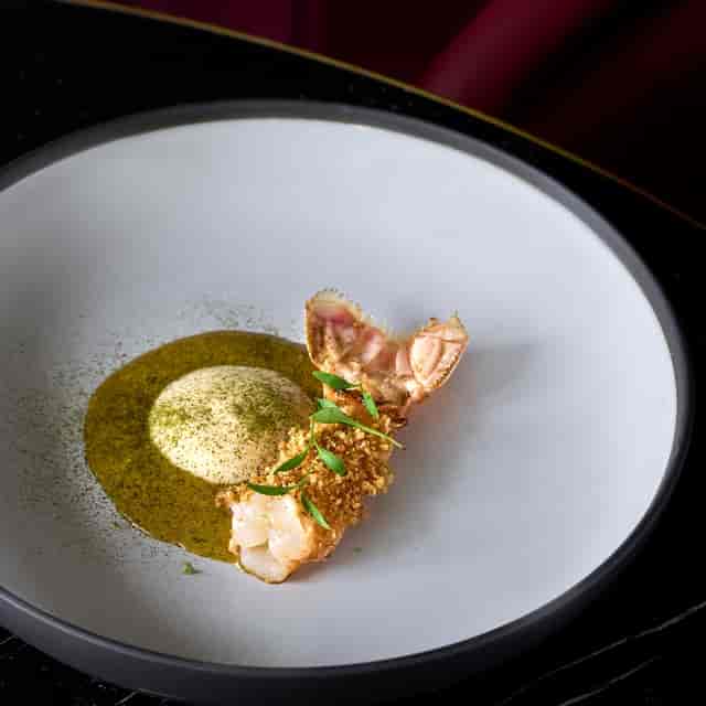 Gourmet gala appetizer, fine dining Dallmayr.