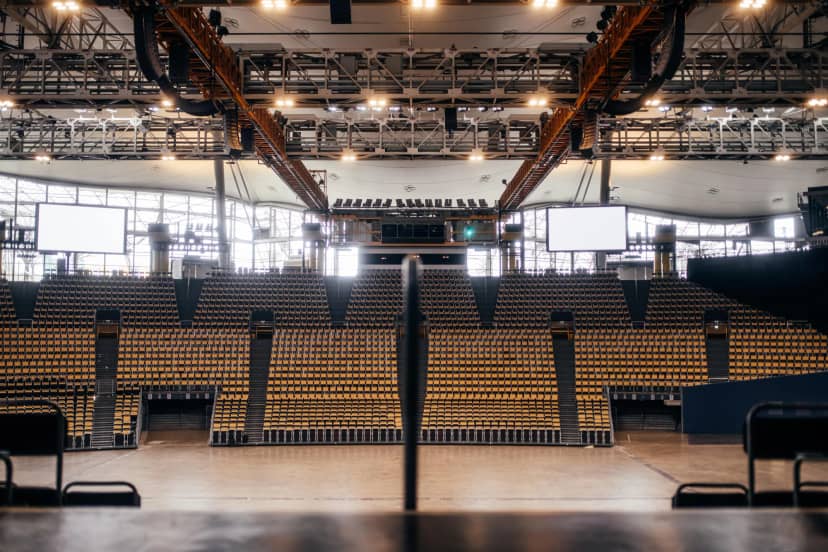 Munich Olympic Hall, large venue, conference, concert