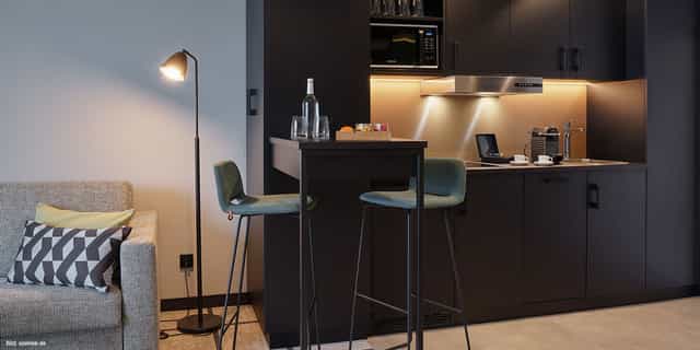 München event kitchen suite, modern meeting catering