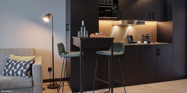 München event kitchen suite, modern meeting catering